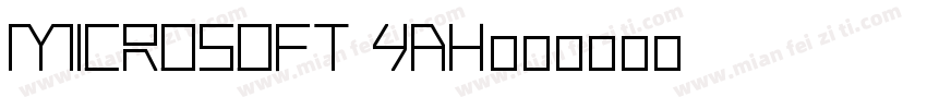 Microsoft YaH字体转换